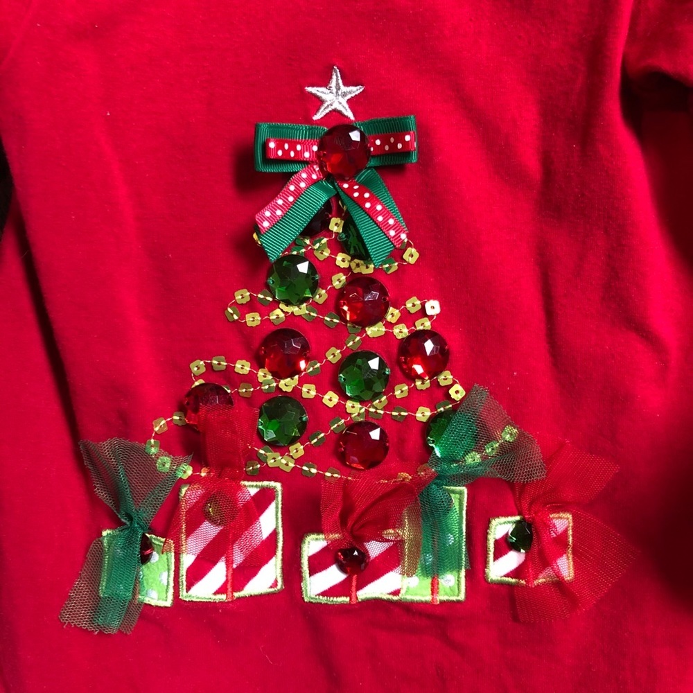 2T Adorable Holiday Christmas Tops🎄 maybe K1 - Picture 3 of 12